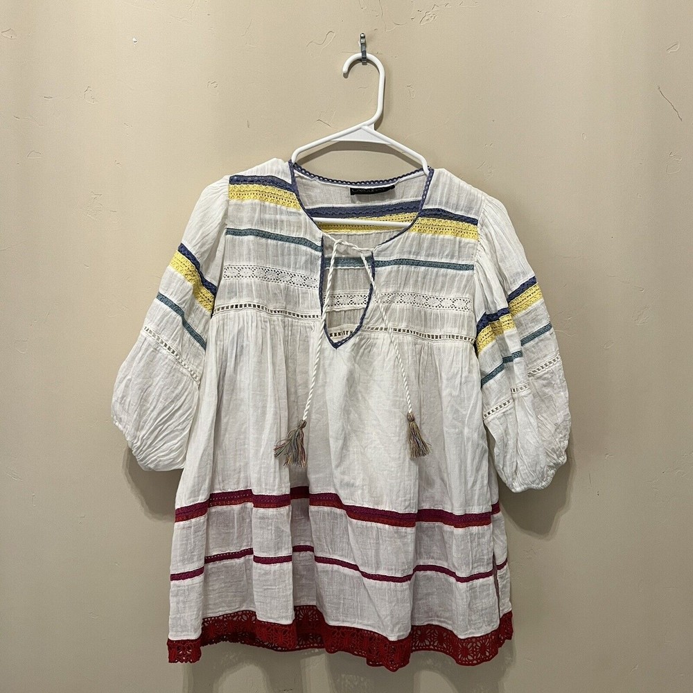 Anthropologie Multicolor Boho Blouse